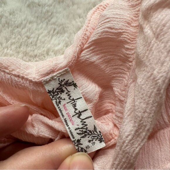 Free People | Cascades Ruffle Romantic Sleeveless Camisole | Size Extra Small - Picture 6 of 8